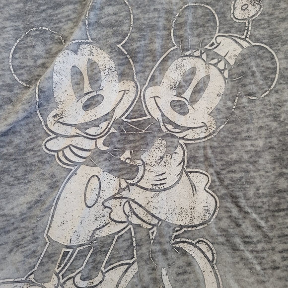 Disney mickey and minnie varsity stripe tshirt size small - Picture 2 of 5